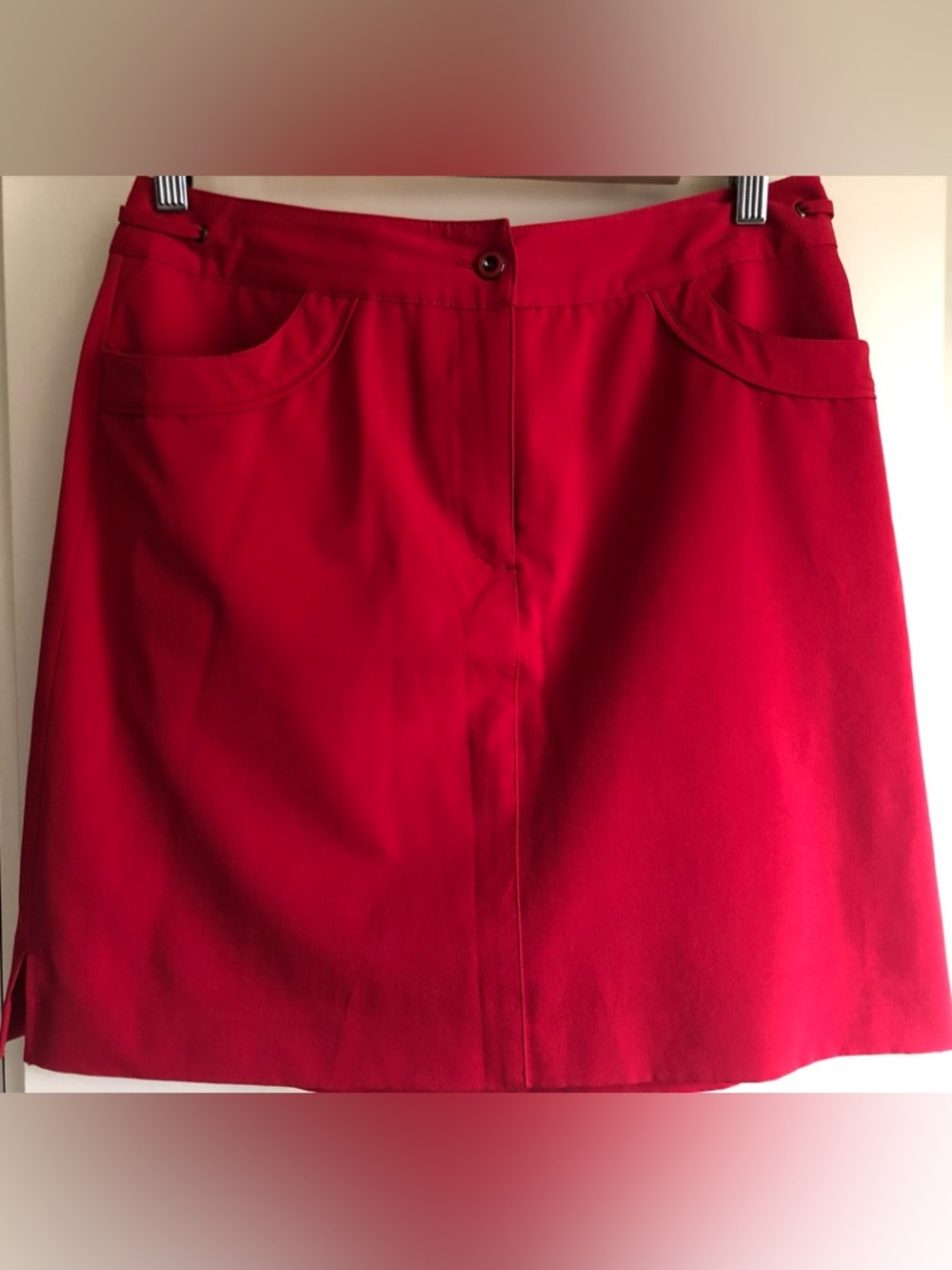 Red Women's A-Line Skirt/shorts